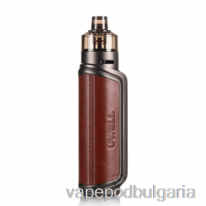 Vape Bulgaria Uwell Aeglos P1 80w Pod Mod Kit Reddish Brown